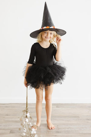 Black 3/4 Tutu Leotard-dogsvalley ®