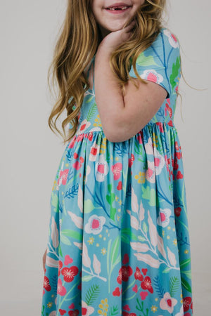 Spring Breeze S/S Pocket Twirl Dress-dogsvalley ®