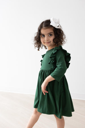 Spruce Ruffle Twirl Dress-dogsvalley ®