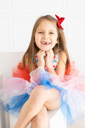 Red, White & Cute Tank Tutu Leotard-dogsvalley ®