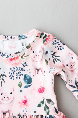 This Little Piggy Twirl Bodysuit-dogsvalley ®