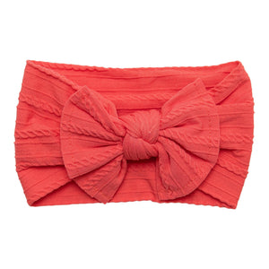 Coral Cable Knit Nylon Headwrap-dogsvalley ®