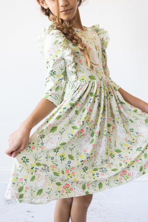 No Bunny Like You Ruffle Twirl Dress-dogsvalley ®