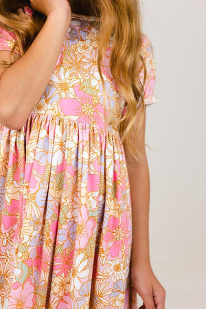 What's Up Buttercup S/S Pocket Twirl Dress-dogsvalley ®