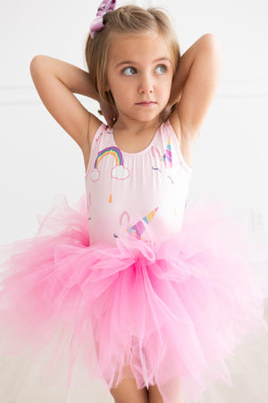 Bubblegum Unicorn Tank Tutu Leotard-dogsvalley ®