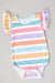 Spring Stripes S/S Flutter Bodysuit-dogsvalley ®