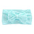 Aqua Nylon Bow Headwrap-dogsvalley ®